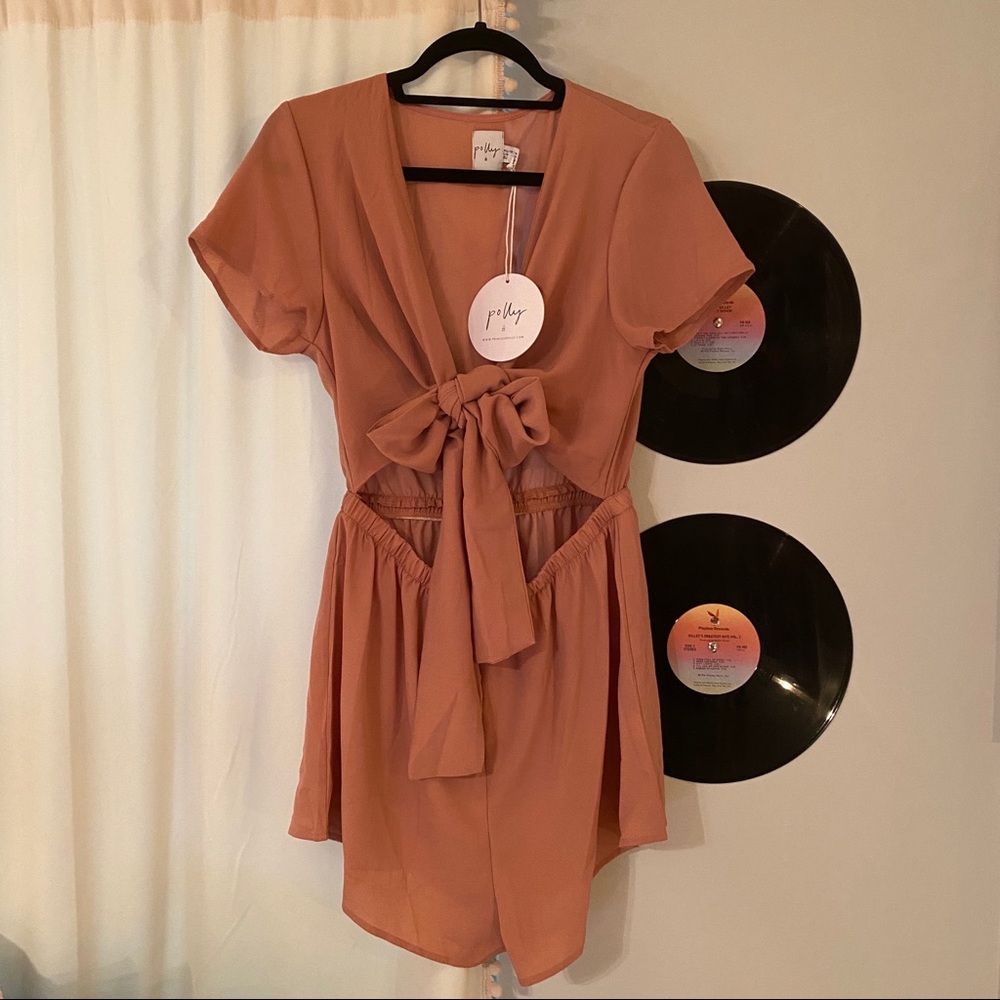 NWT Princess Polly Kita Playsuit Blush